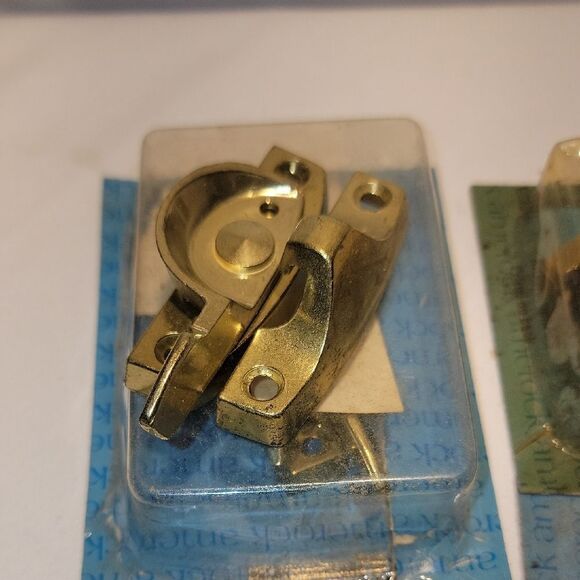 Home Protection Brass Door Bolt Set - Picture 3 of 5